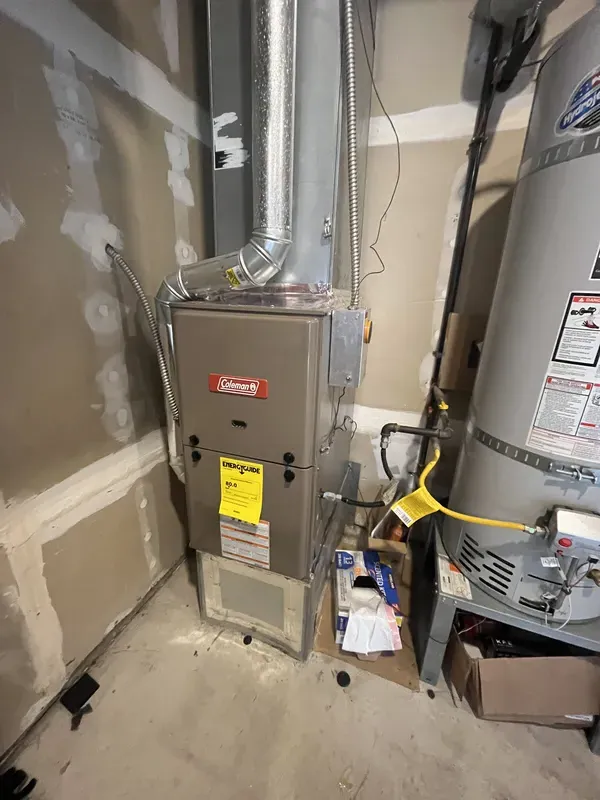 Coleman furnace install