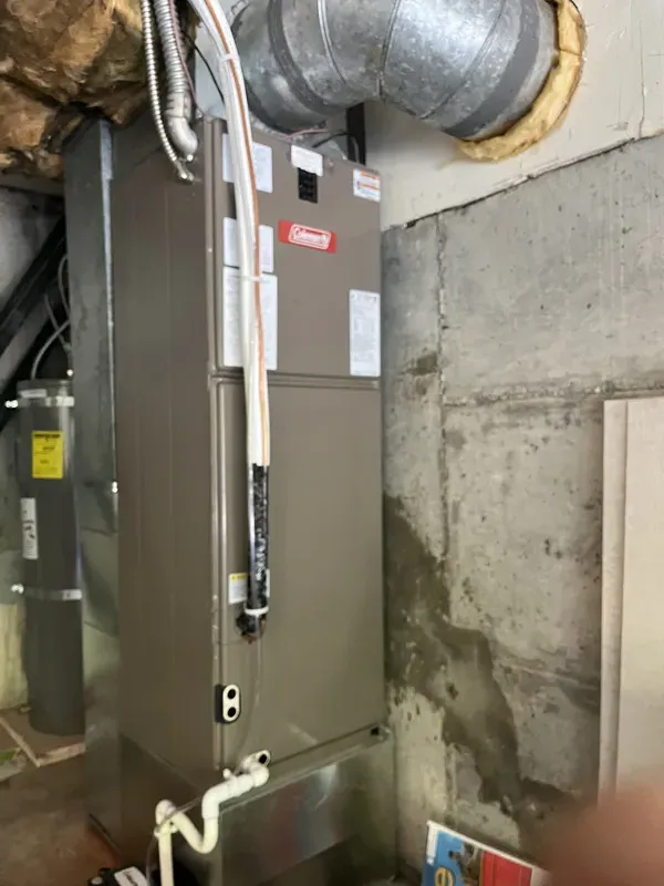 Coleman furnace install